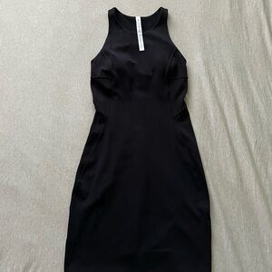 Lululemon slim fit above knee high neck tank top Black Dress